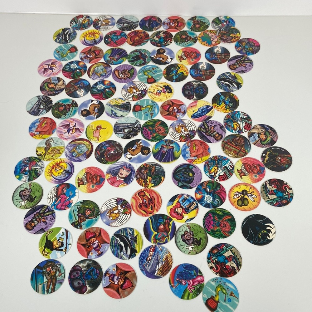 Jots and Roach A Blades Vintage lot of 95 POGS